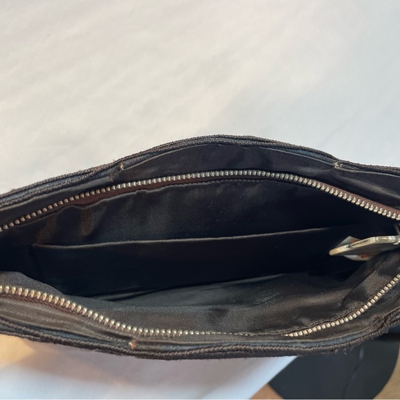 Vintage 40s Chocolate Brown Genuine Corde' Purse/Small Clutch Bag - Picture 7 of 7